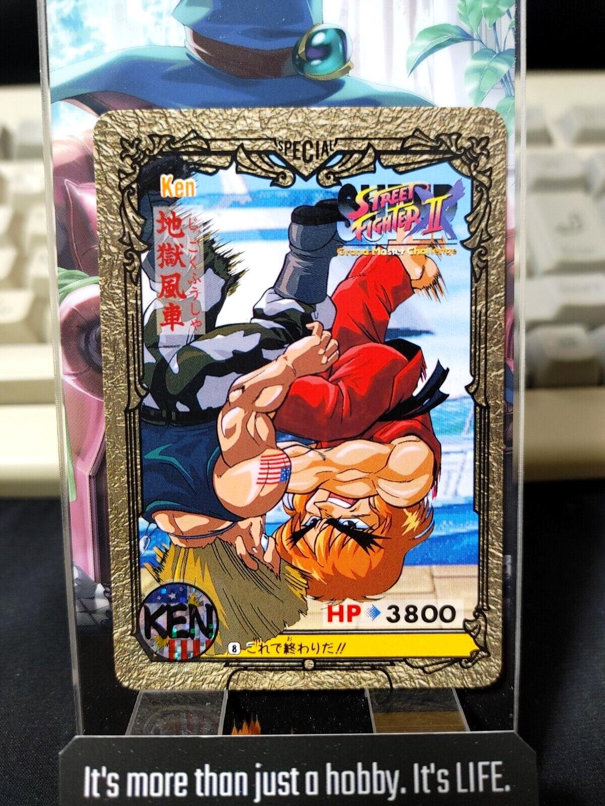 Street Fighter II Bandai Carddass Card #8 Japanese Retro Japan Rare Item