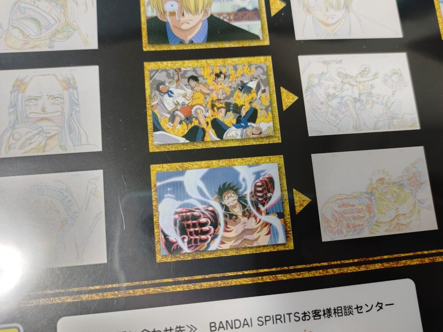 Anime One Piece Animation Cel Print Design Memorial Log B Japan Limited