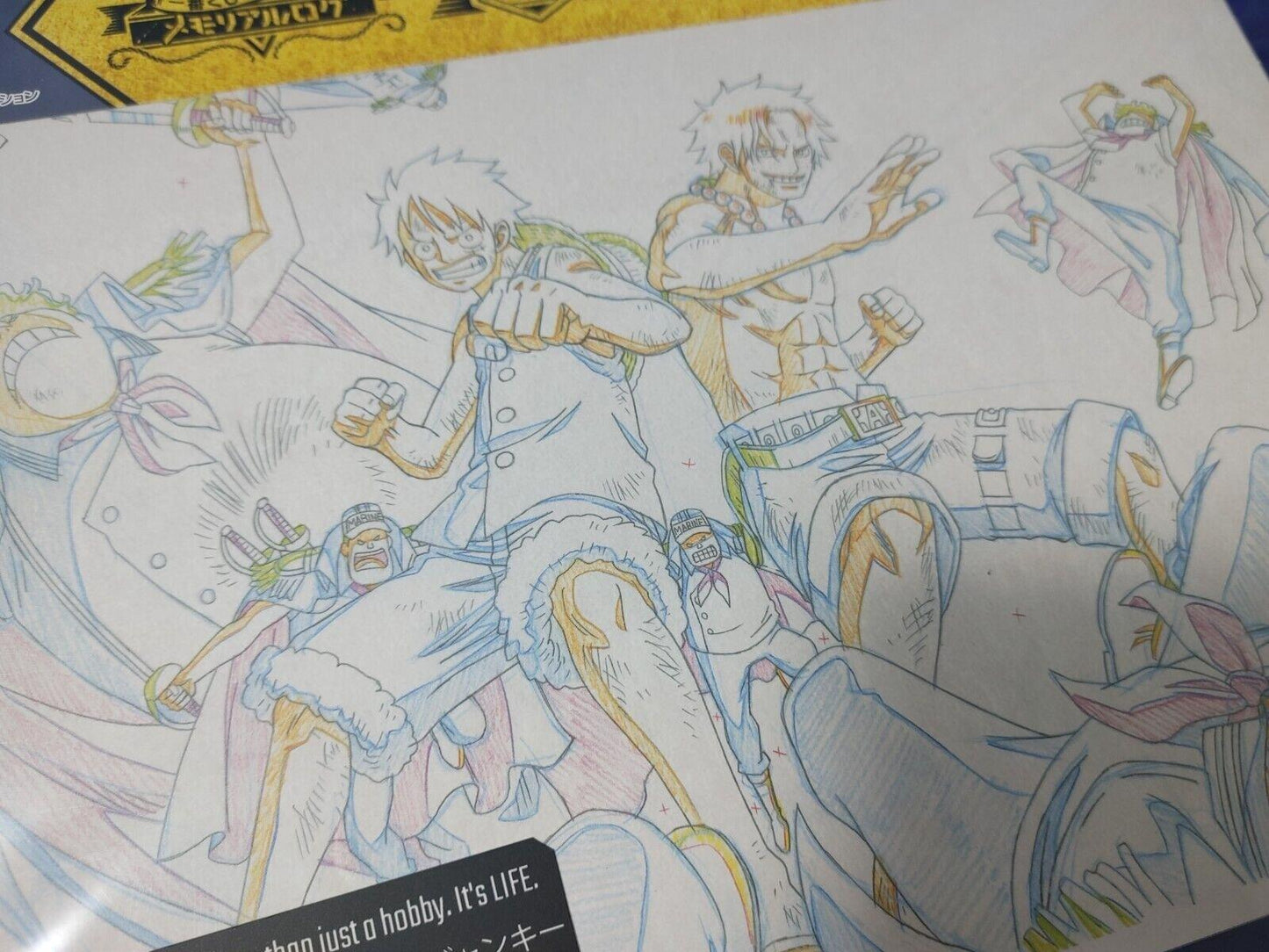 Anime One Piece Animation Cel Print Design Memorial Log D Japan Limited