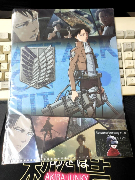 Attack on Titan Collectible  Design Clear File Design Levi A GOODS JAPAN