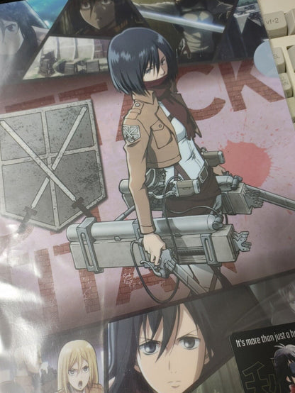 Attack on Titan Collectible  Design Clear File Design Mikasa A GOODS JAPAN