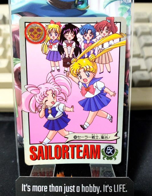 Sailor Moon Team 169 Bandai Carddass 1994 Card Japanese Vintage Japan