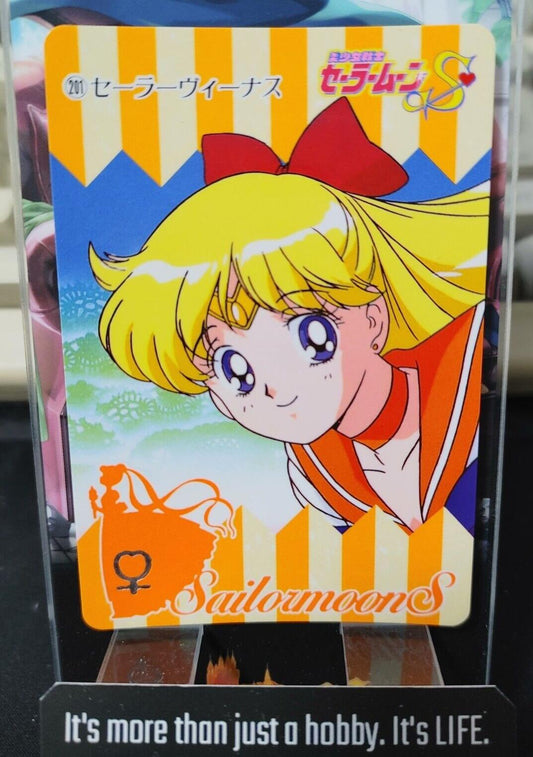 Sailor Moon S Venus 201 Bandai Carddass 1994 Card Japanese Vintage Japan