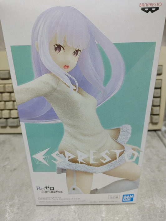 Emilia Furry Materials Ver. Re:Zero Anime Banpresto Espresto Figure Kawaii Japan