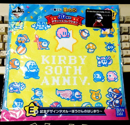 Kirby 30th Anniversary Collectible Design Towel GOODS JAPAN Release
