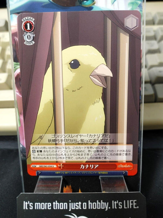 Weiss Schwarz Japanese Goblin Slayer  GBS/S63-054 U Canary JAPAN LP-NM