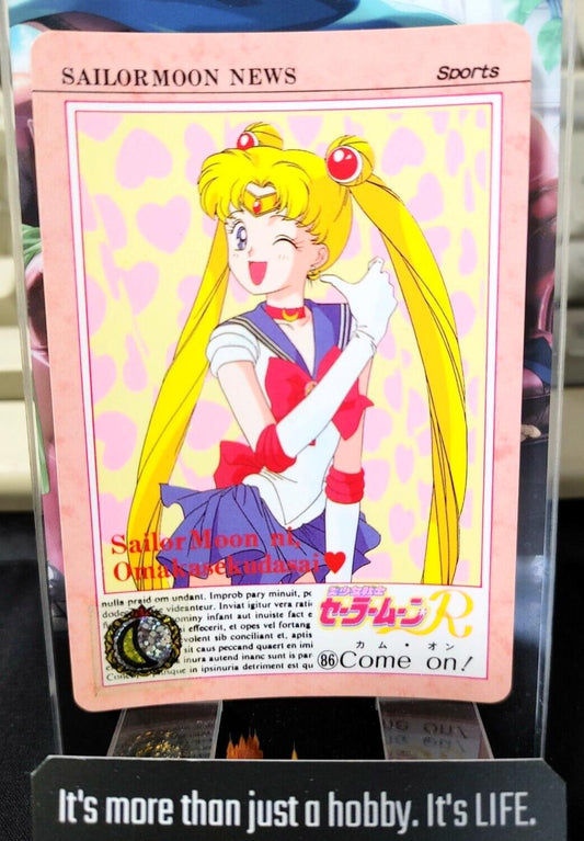 Sailor Moon #86 Bandai Carddass Card Japanese Vintage Japan