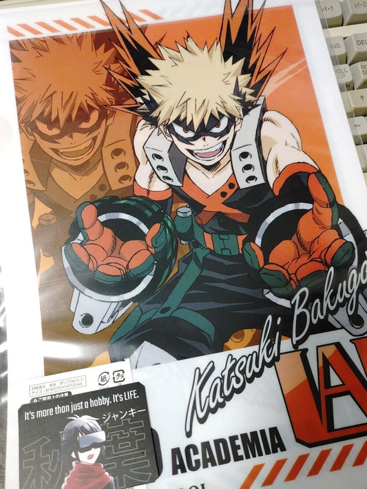 My Hero Academia Bakugo Midoriya  Collectible  Design Clear File Design JAPAN