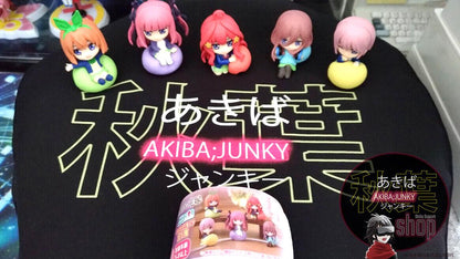 Quintessential Quintuplets Hugcot 5x LOT Bandai Gashapon Capsule Toy JAPAN