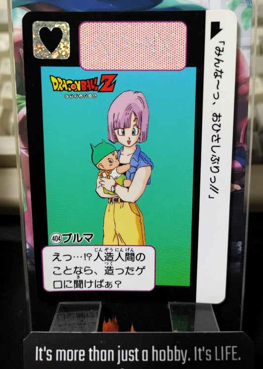 Dragon Ball Z Bandai Carddass Card Bulma #404 Japanese Retro Vintage TCG Japan