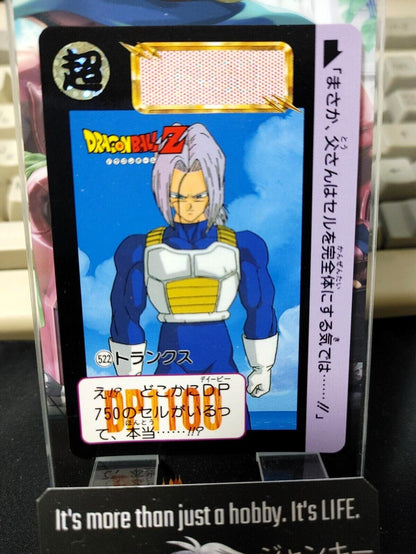 Dragon Ball Z Bandai Carddass Card Trunks #522 Japanese Retro Vintage Japan