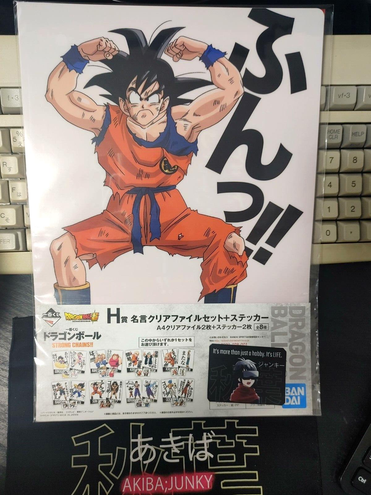 Anime Dragon ball Animation Design Files Goku Raditz Japan Limited