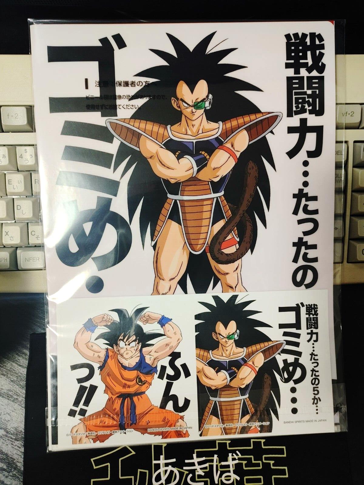 Anime Dragon ball Animation Design Files Goku Raditz Japan Limited