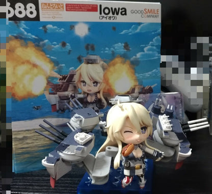 Anime Figure Sexy Kantai  Kancolle Nedroid Iowa Figure & Collector's Card Japan