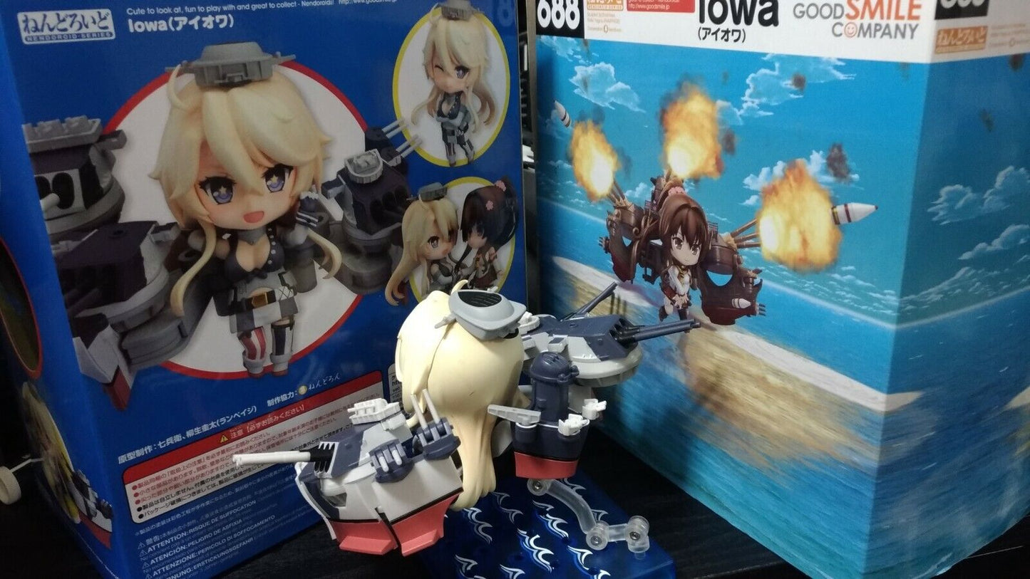 Anime Figure Sexy Kantai  Kancolle Nedroid Iowa Figure & Collector's Card Japan