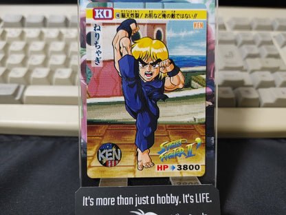 Street Fighter II Bandai Ken Carddass Card #48 Japanese Retro Japan Rare Item