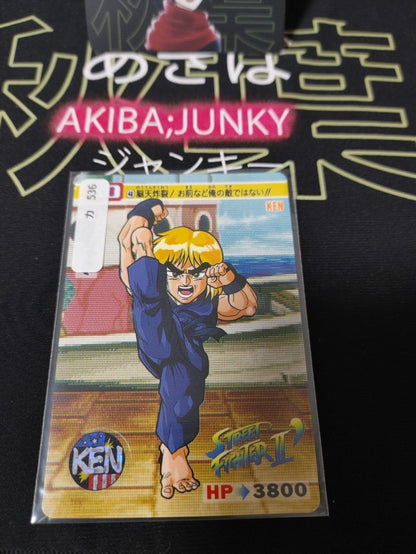 Street Fighter II Bandai Ken Carddass Card #48 Japanese Retro Japan Rare Item