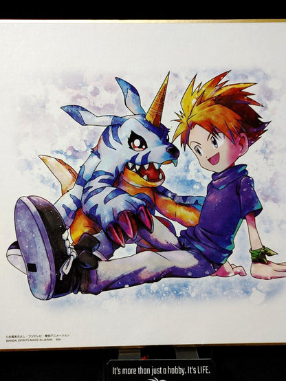 Digimon Anime Digimon Yamato Matt Ishida Gabumon Art Board Japan Limited