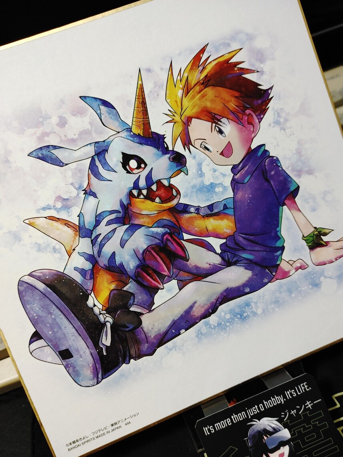 Digimon Anime Digimon Yamato Matt Ishida Gabumon Art Board Japan Limited