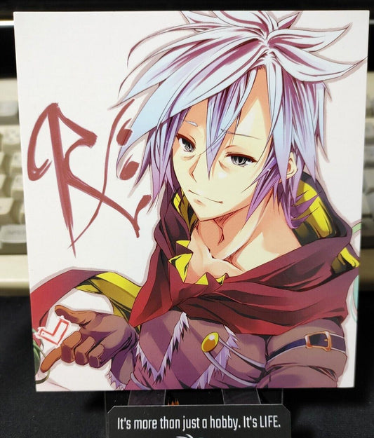 No Game no Life Anime Sora Art Signature Print Panel Japan Limited Release