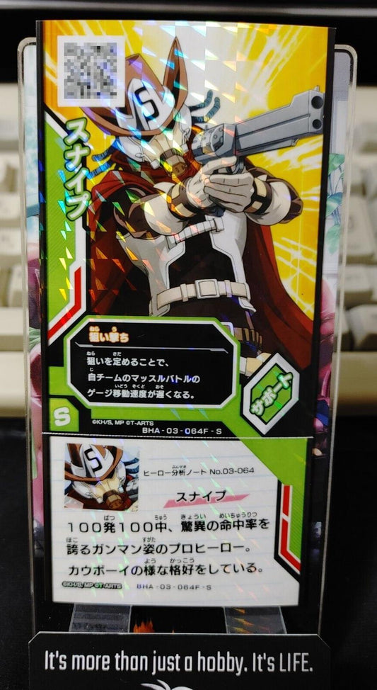 My Hero Academia Heroes Battle Rush Card Snipe BHA-03-064F-S Japan