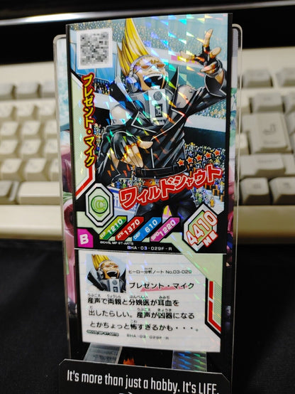 My Hero Academia Heroes Battle Rush Card Present Mic BHA-03-029F-R Japan