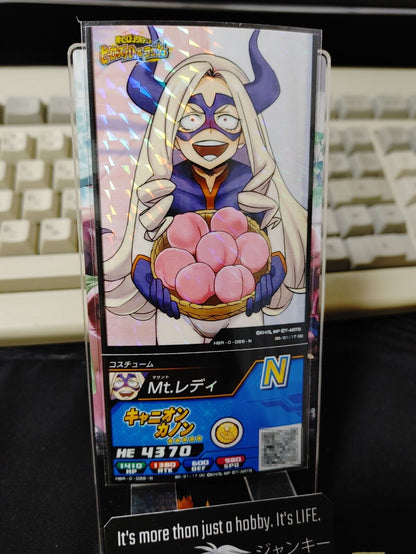 My Hero Academia Heroes Battle Rush Card Mt. Lady HBR-0-089-N Japan