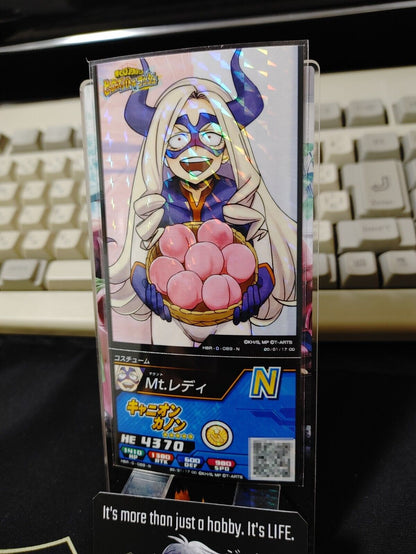 My Hero Academia Heroes Battle Rush Card Mt. Lady HBR-0-089-N Japan