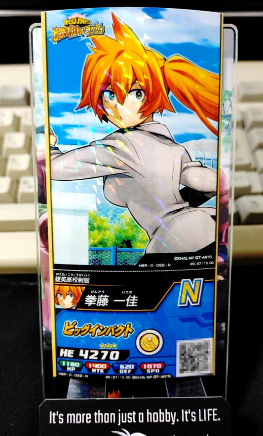 My Hero Academia Heroes Battle Rush Card Kendo Itsuka HBR-0-092-N Japan