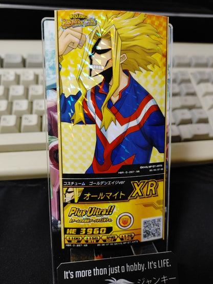 My Hero Academia Heroes Battle Rush Card All Might HBR-0-297-XR Japan