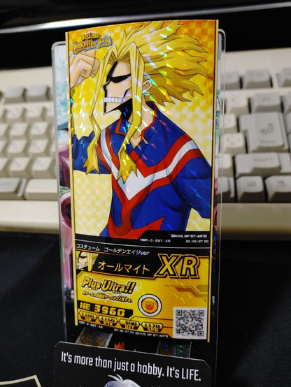 My Hero Academia Heroes Battle Rush Card All Might HBR-0-297-XR Japan