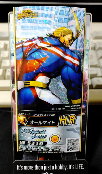 My Hero Academia Heroes Battle Rush Card All Might HBR-0-403-HR Japan