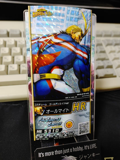 My Hero Academia Heroes Battle Rush Card All Might HBR-0-403-HR Japan