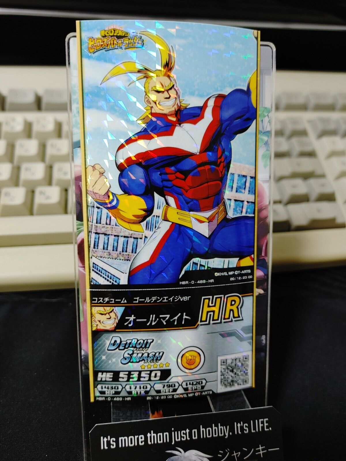 My Hero Academia Heroes Battle Rush Card All Might HBR-0-489-HR Japan