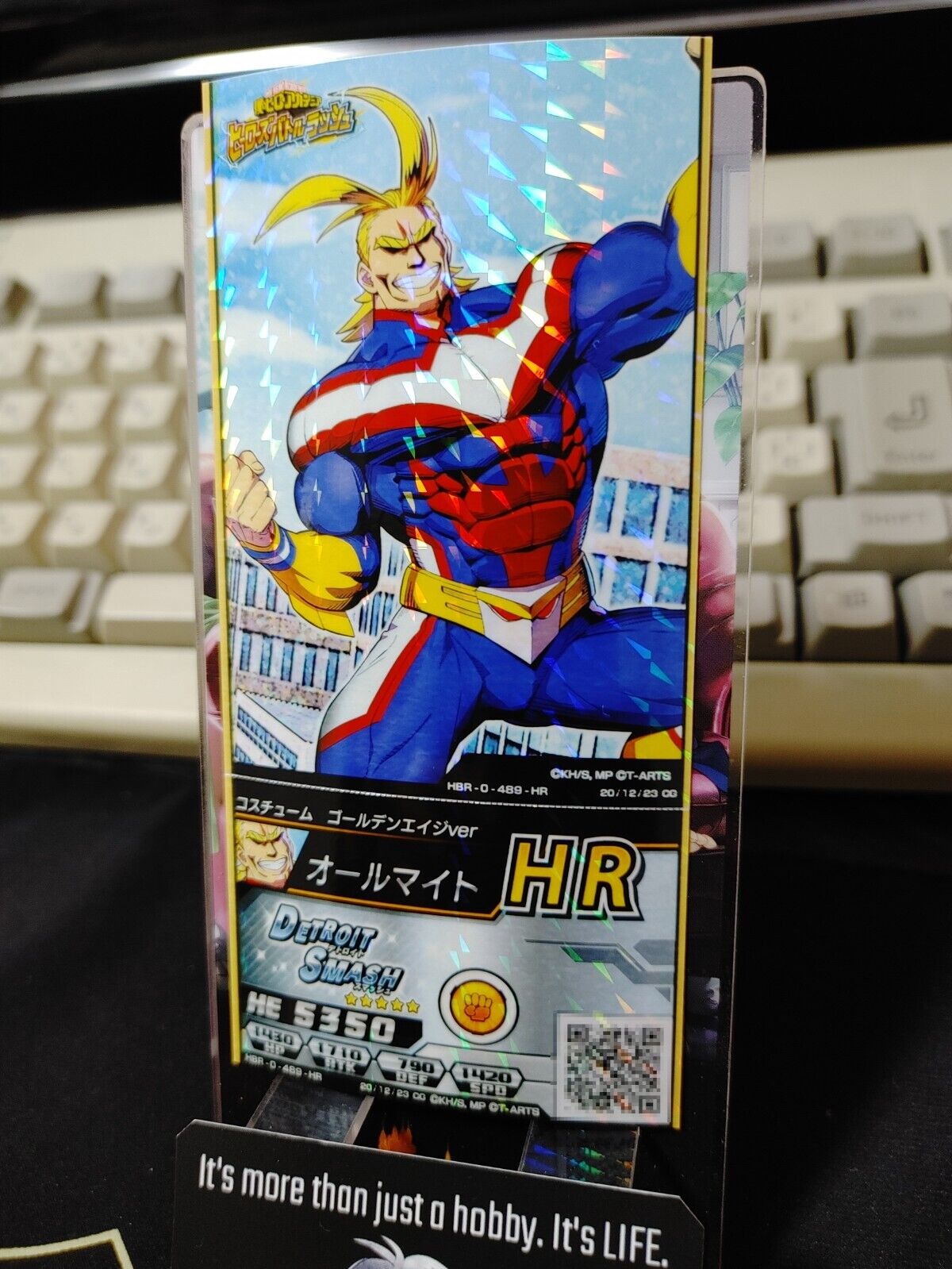 My Hero Academia Heroes Battle Rush Card All Might HBR-0-489-HR Japan