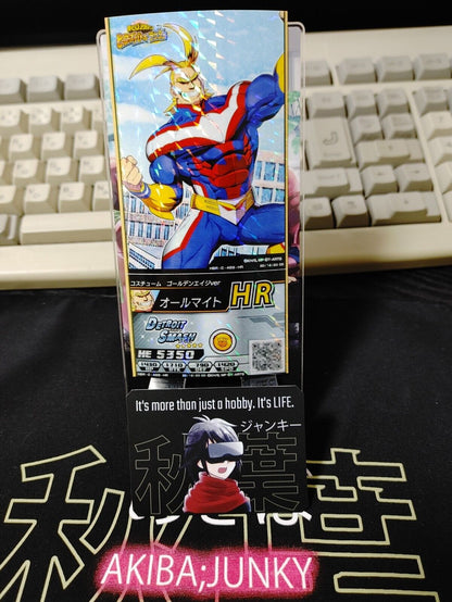 My Hero Academia Heroes Battle Rush Card All Might HBR-0-489-HR Japan