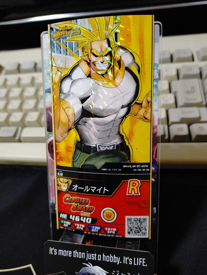My Hero Academia Heroes Battle Rush Card All Might HBR-0-171-R Japan