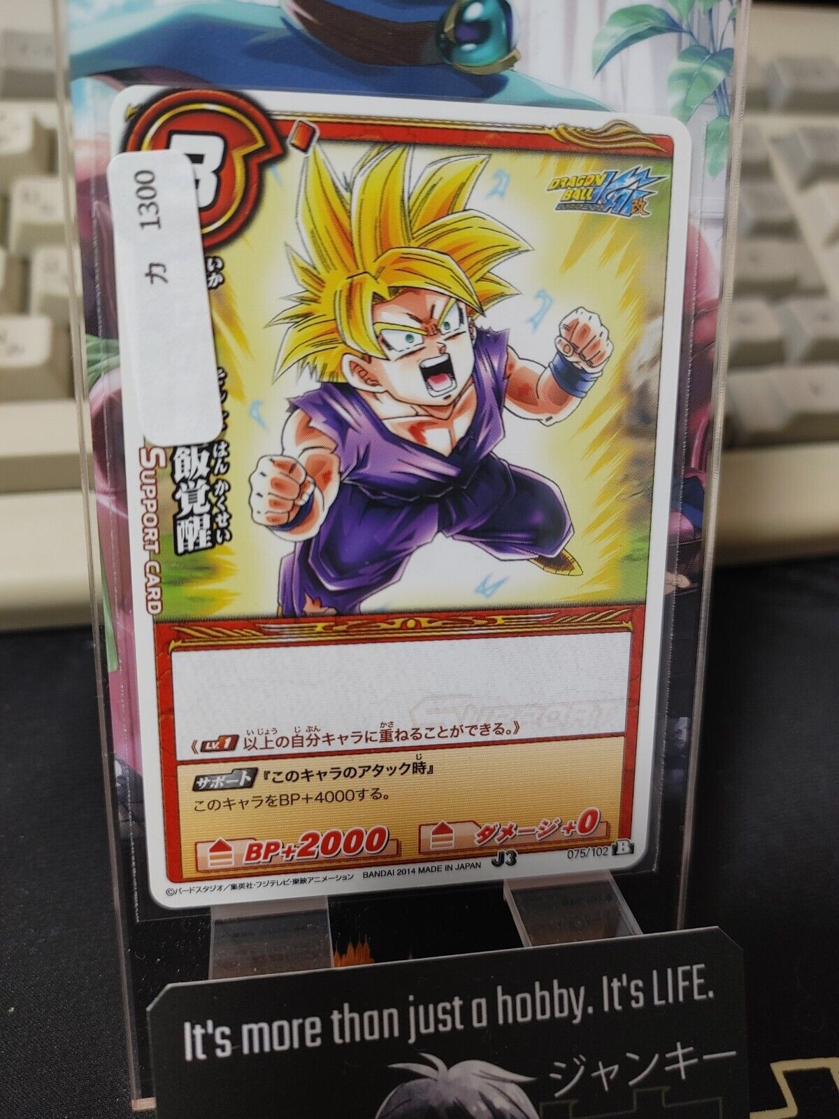 Dragon Ball Z Bandai Carddass Miracle Battle Gohan 075/102 Japan Vintage