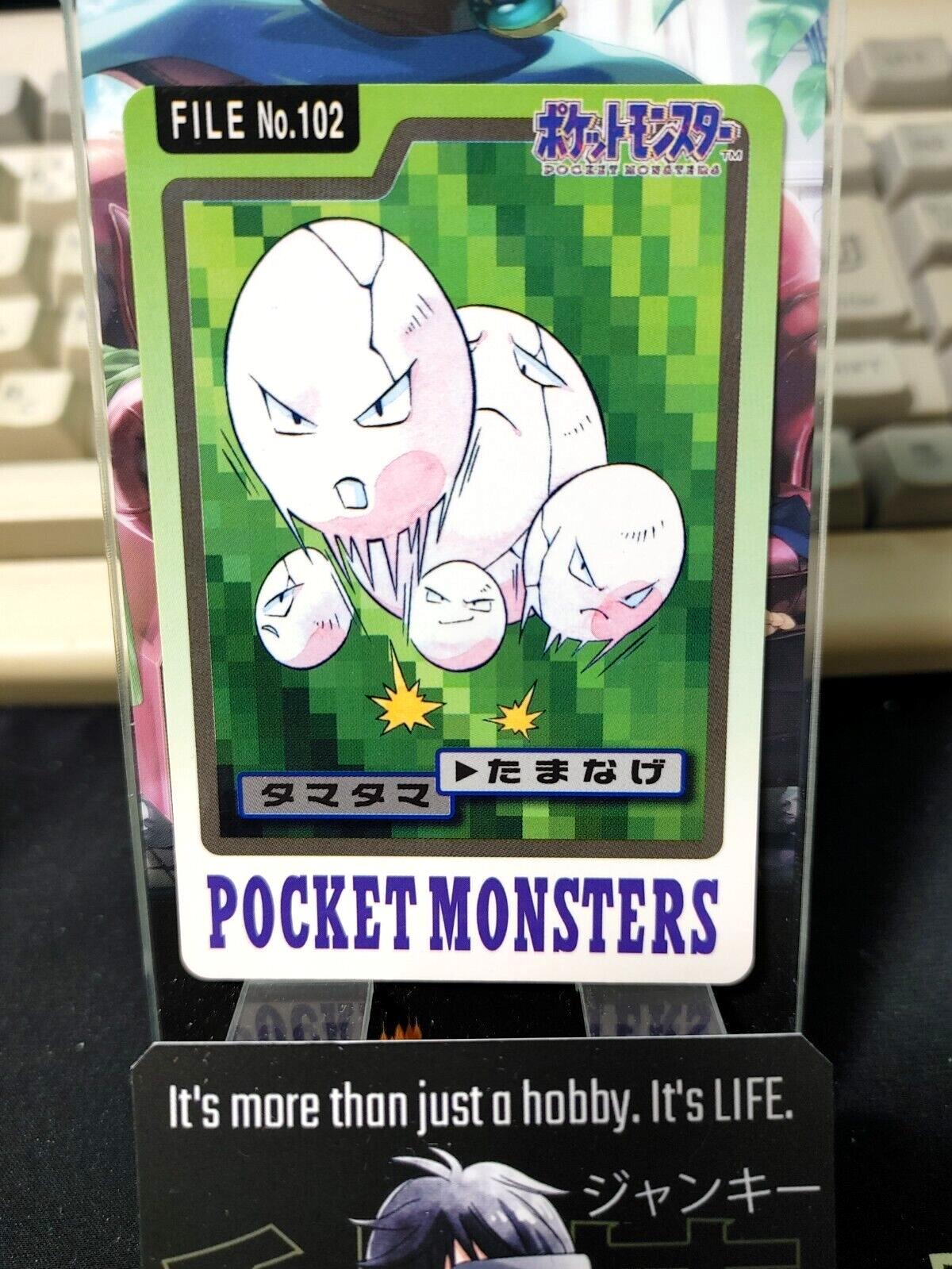 Pokemon Bandai Exeggcute Carddass #102 Japanese Retro Japan Vintage Item