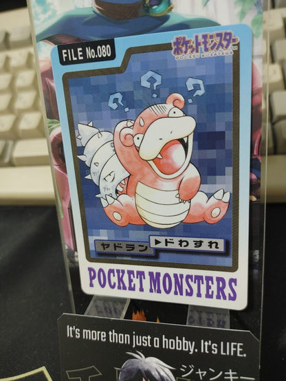 Pokemon Bandai Slowking Carddass #080 Japanese Retro Japan Vintage Item