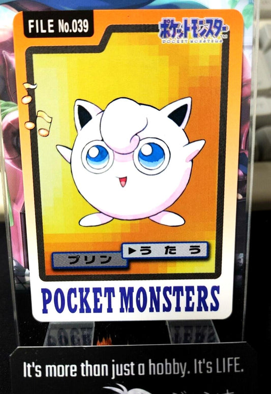 Pokemon Bandai Jigglypuff Carddass Card #039 Japanese Retro Japan Vintage Item