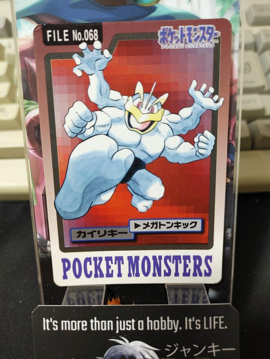 Pokemon Bandai Machamp Carddass Card #068 Japanese Retro Japan Vintage Item