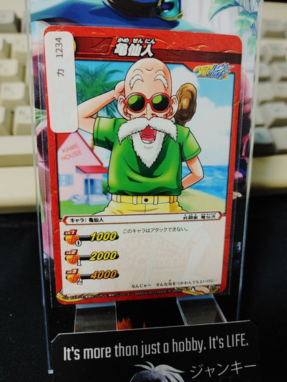 Dragon Ball Z Bandai Carddass Miracle Battle Roshi 01/85 Japanese Retro