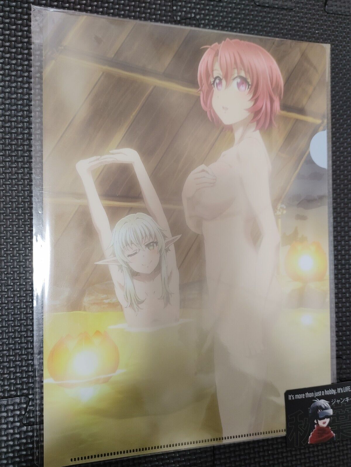 Anime Goblin Slayer Sexy Cow Girl High Elf Hot Graphic Clear File Japan Limited