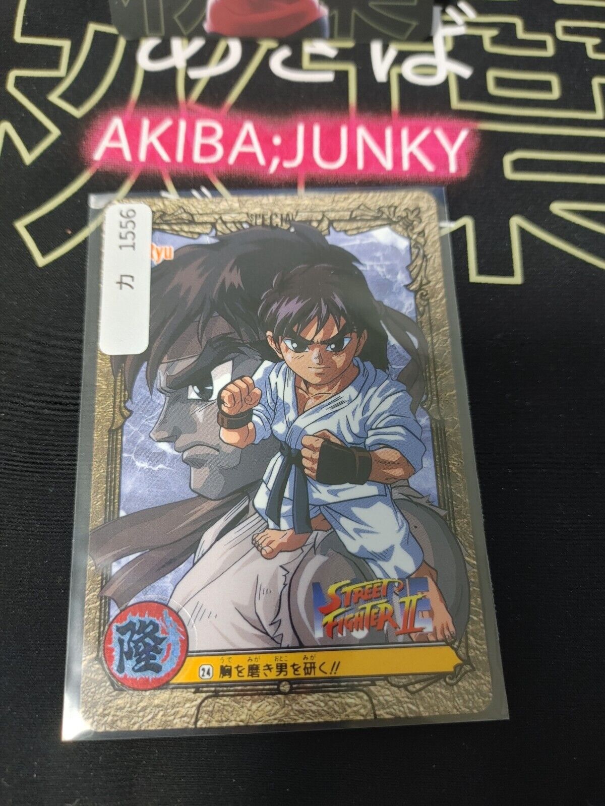 Street Fighter II Bandai Ryu Carddass Card 24 Japanese Vintage Japan