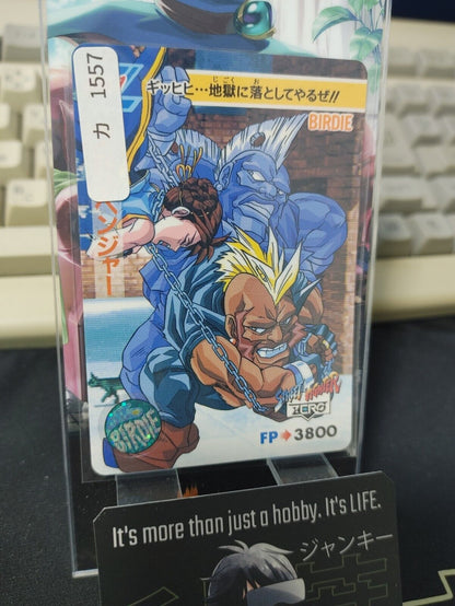 Street Fighter Zero Bandai Birdie Chun Li Carddass Card  Japanese Vintage Japan