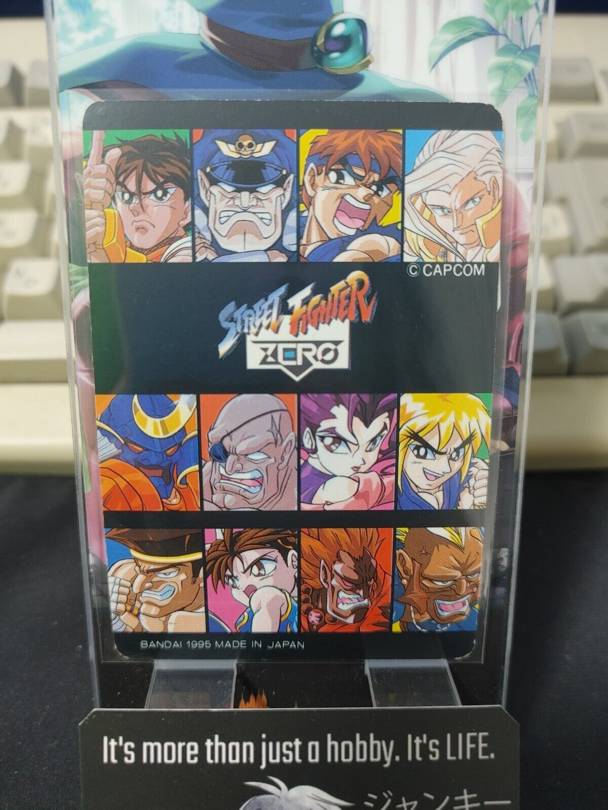 Street Fighter Zero Bandai Ryu Rose Carddass Card  Japanese Vintage Japan