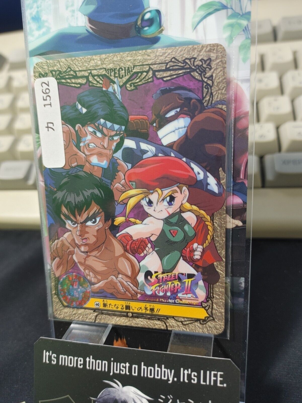 Street Fighter II Bandai Cammy Fei Long Carddass Card  Japanese Vintage Japan