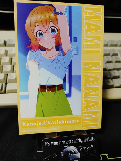 Rent a Girlfriend Mami Nanami Hagaki Size Card Limited Release Japan B