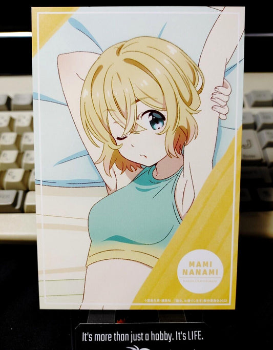 Rent a Girlfriend Mami Nanami Hagaki Size Card Limited Release Japan D